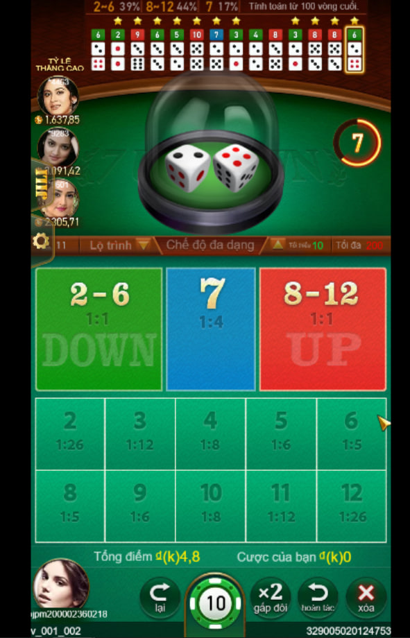 Cách chơi Jili 7 UP 7 DOWN tại nhà cái BJ88 2 Luật chơi và hướng dẫn chi tiết Jili 7 Up 7 Down BJ88